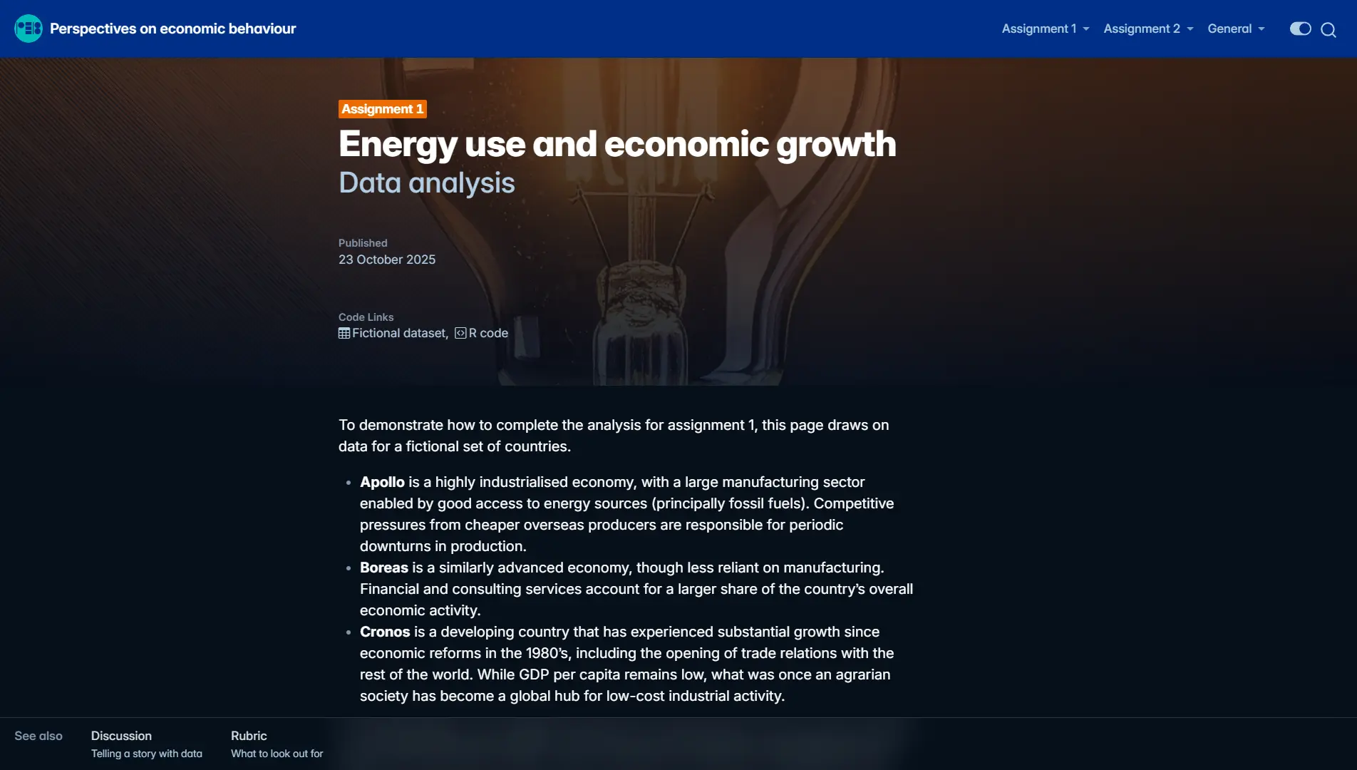 Perspectives on economic behaviour